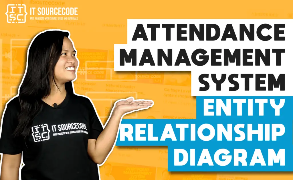 ER Diagram for Attendance Management System - Itsourcecode.com