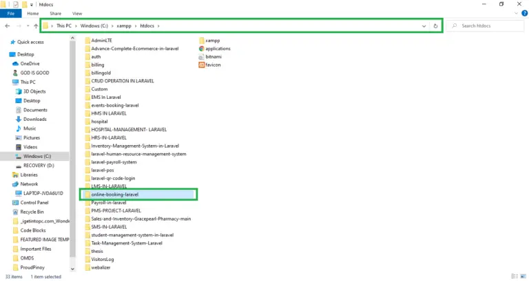 Online Booking System Project in Laravel with Source Code