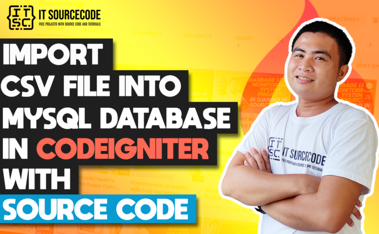 Import CSV File In CodeIgniter With Source Code