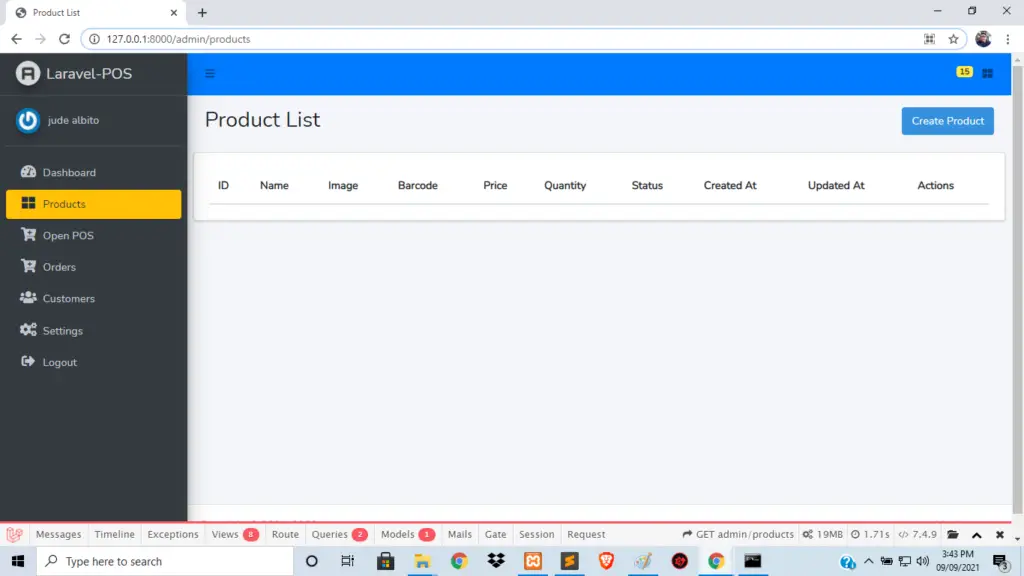 Laravel Point of Sale With Free Source Code