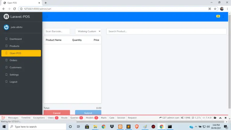 Laravel Point of Sale With Free Source Code