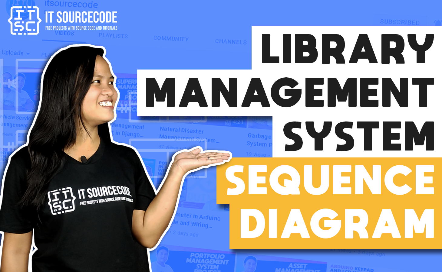 Library Management System Sequence Diagram UML Itsourcecode