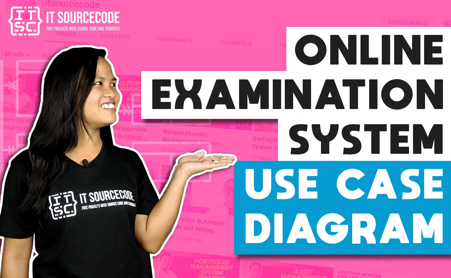 Online Examination Management System Use Case Diagram