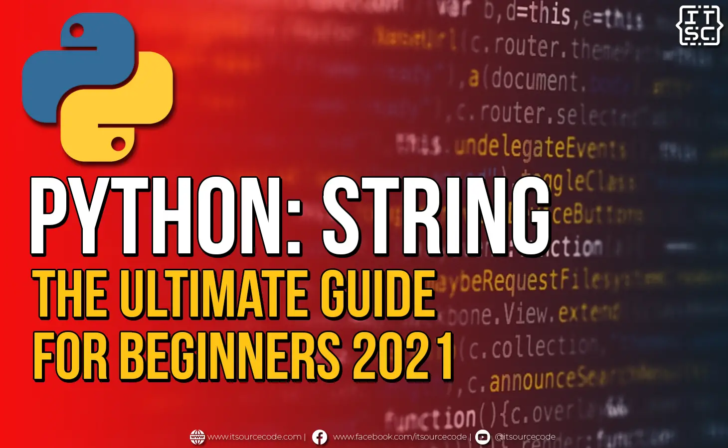 Python String : The Ultimate Guide For Beginners 2021