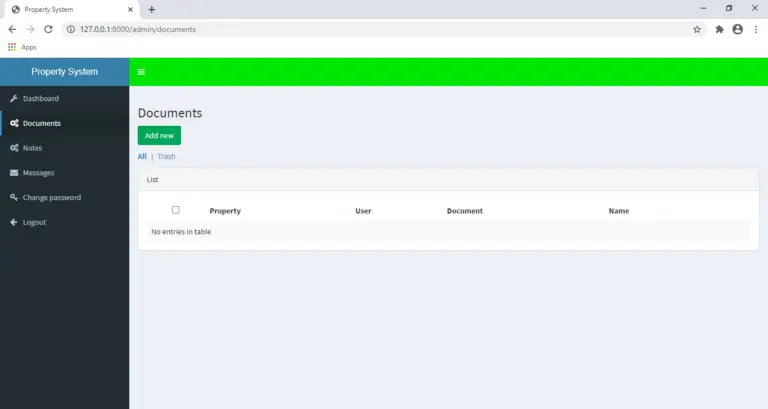 Laravel Property Management System Project with Source Code