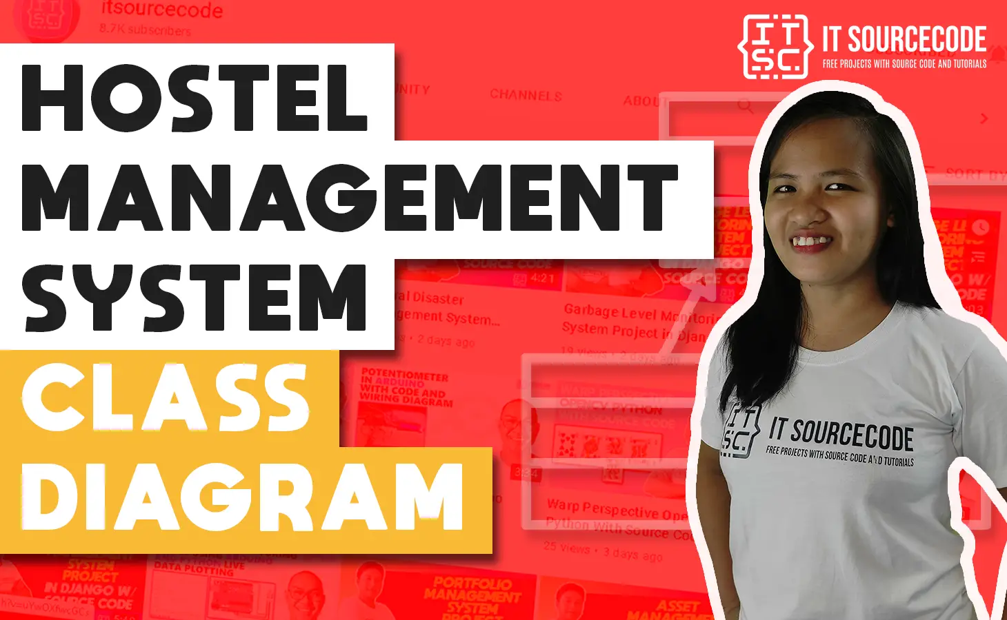 Hostel Management System Class Diagram