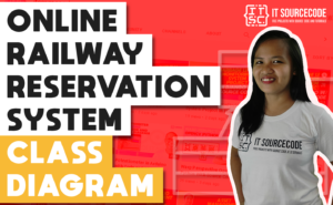 Online Railway Reservation System Class Diagram