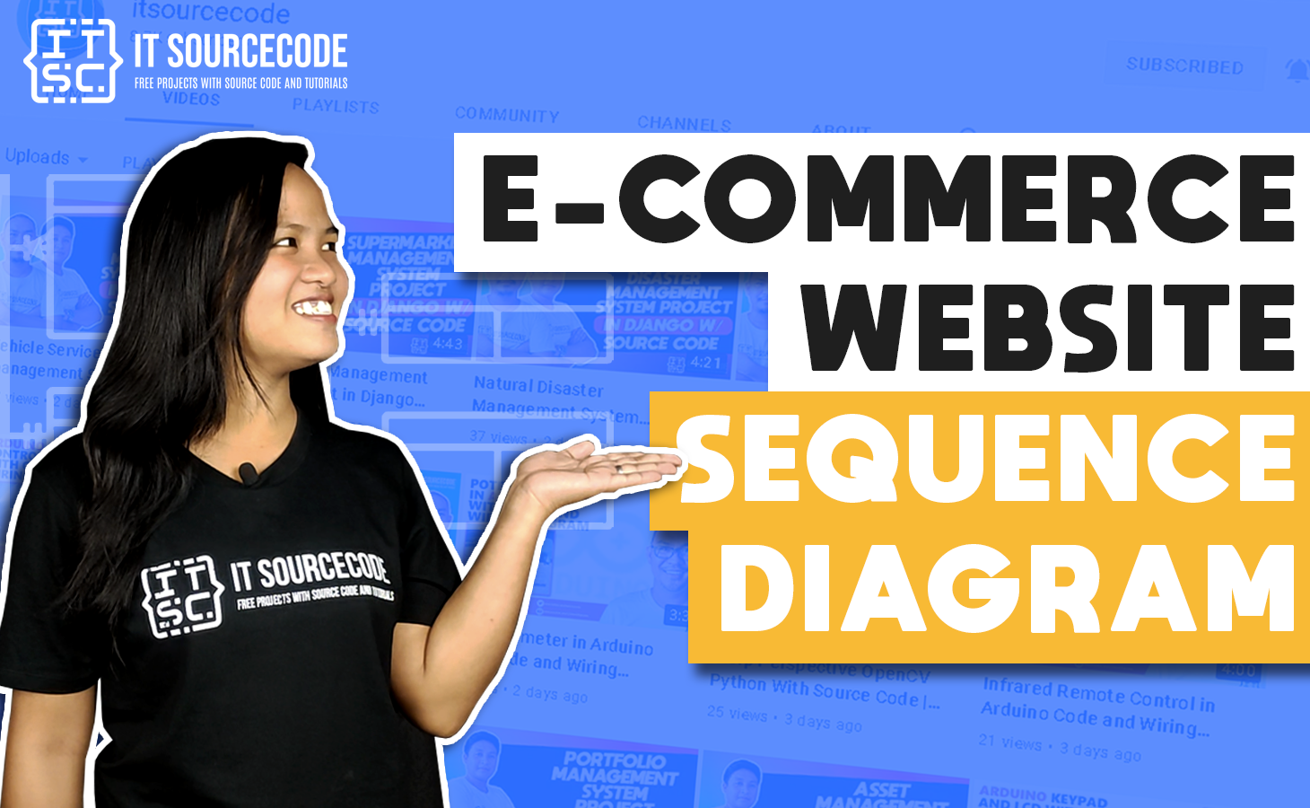 Sequence Diagram for E-Commerce Website