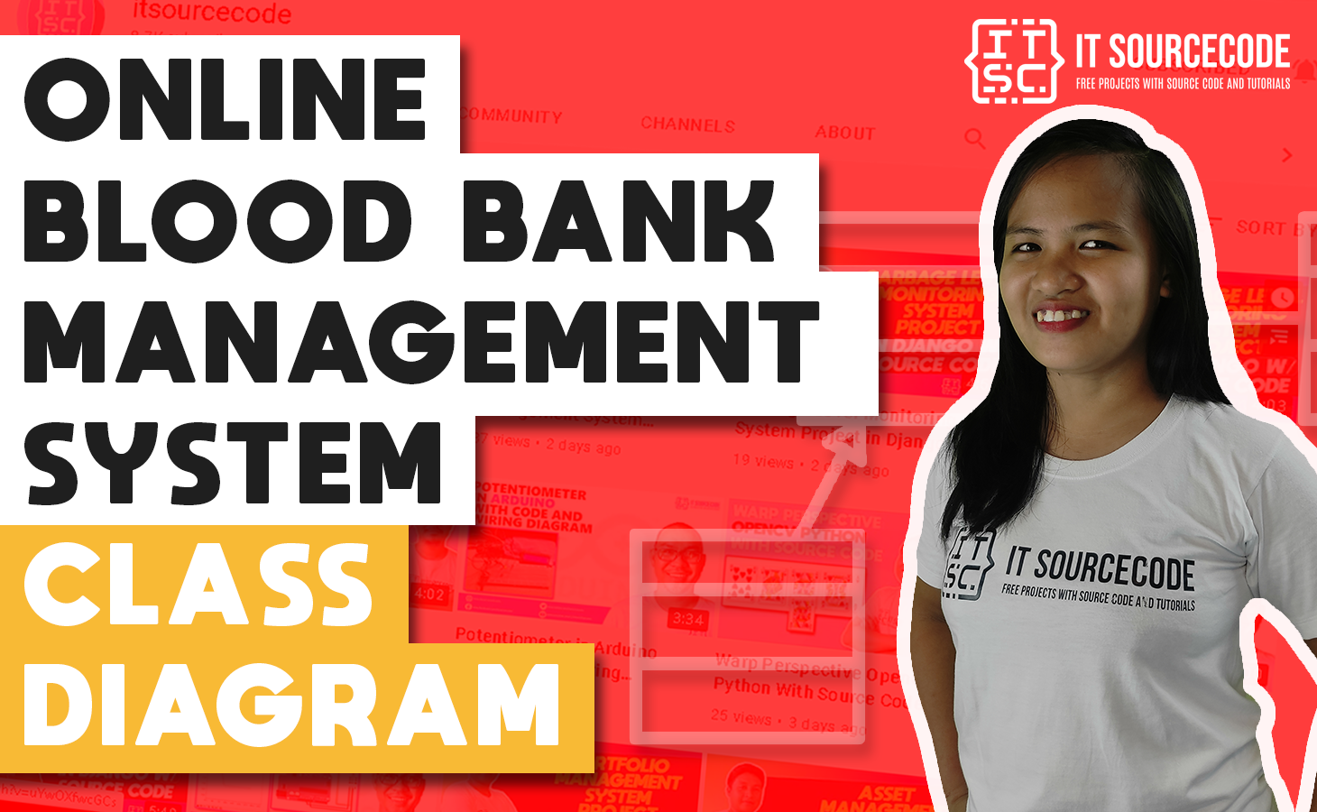 Online Blood Bank Management System Class Diagram