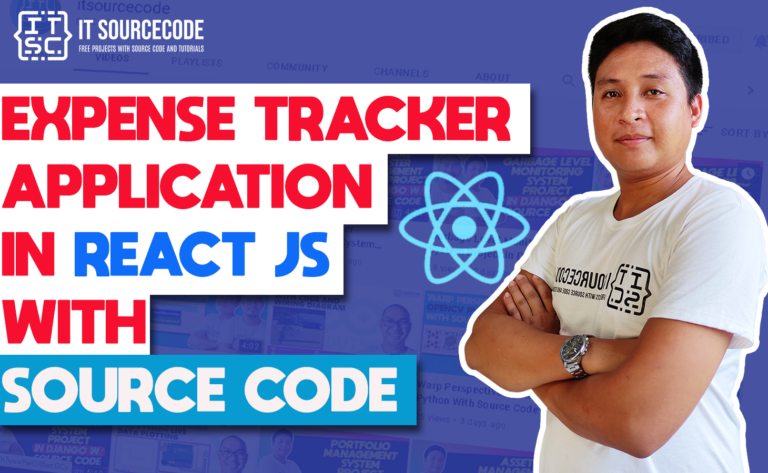 Expense Tracker Application in React JS with Source Code