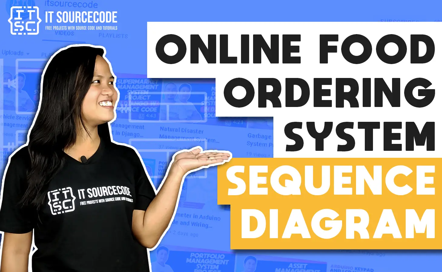 Sequence Diagram for Online Food Ordering System