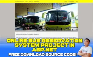 Bus Reservation System Project in ASP net With Source Code