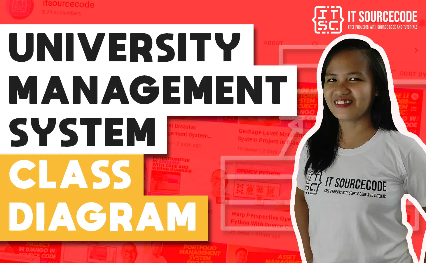 Class Diagram of University Management System