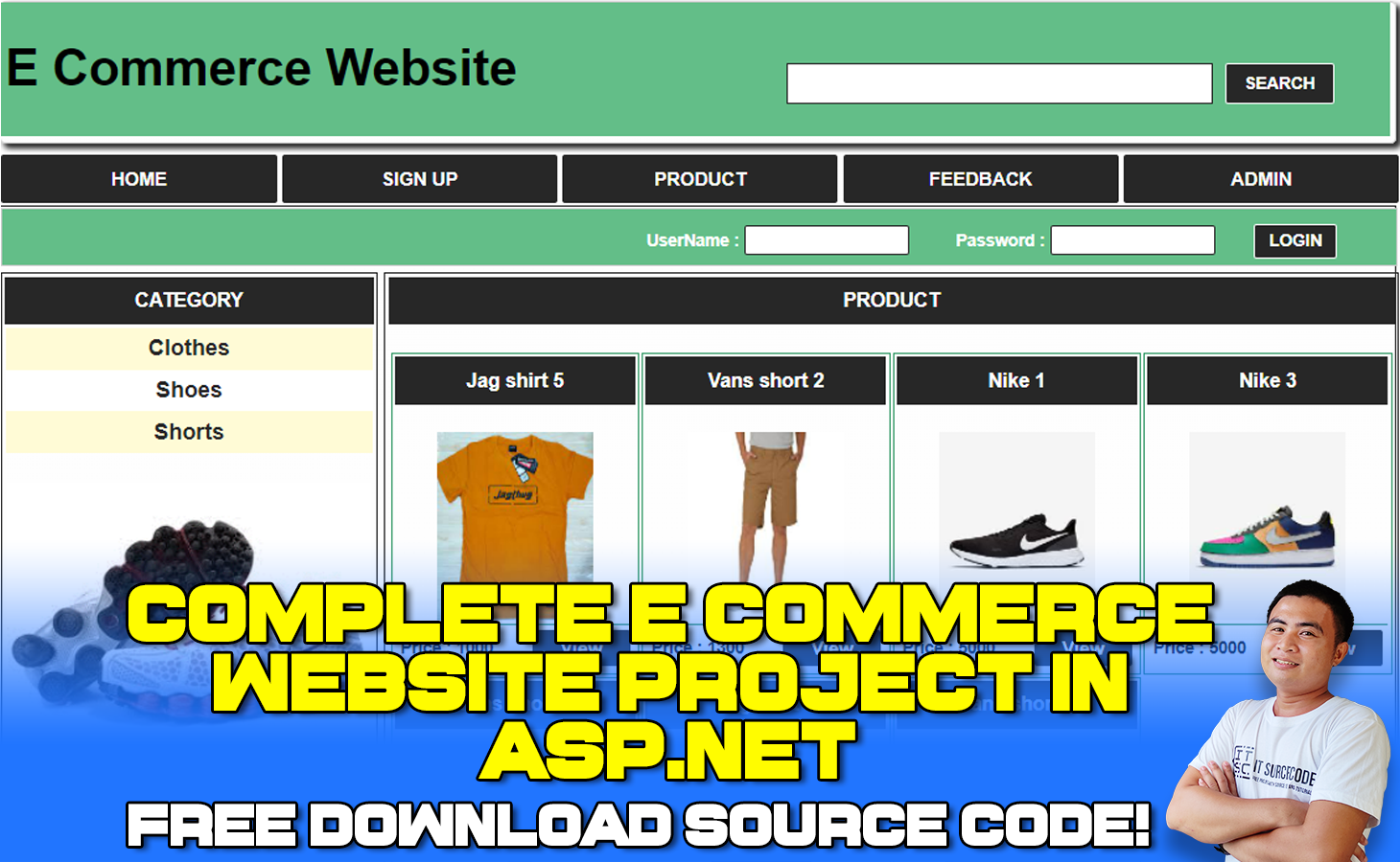 E Commerce Website Project In Asp Net With Source Code