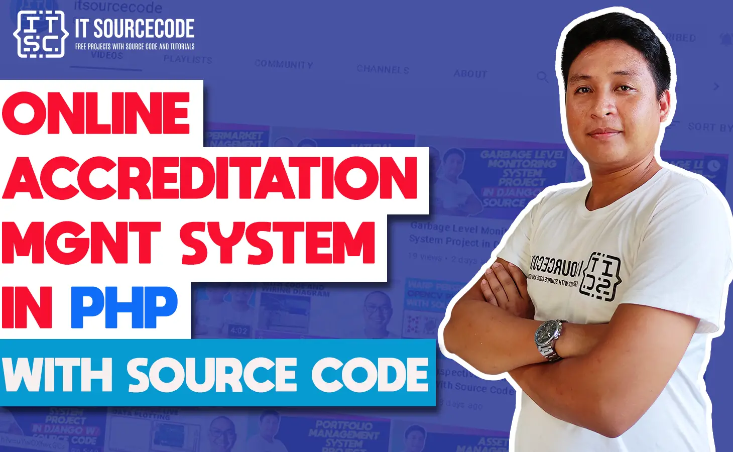 Online Accreditation Management System in PHP with Source Code
