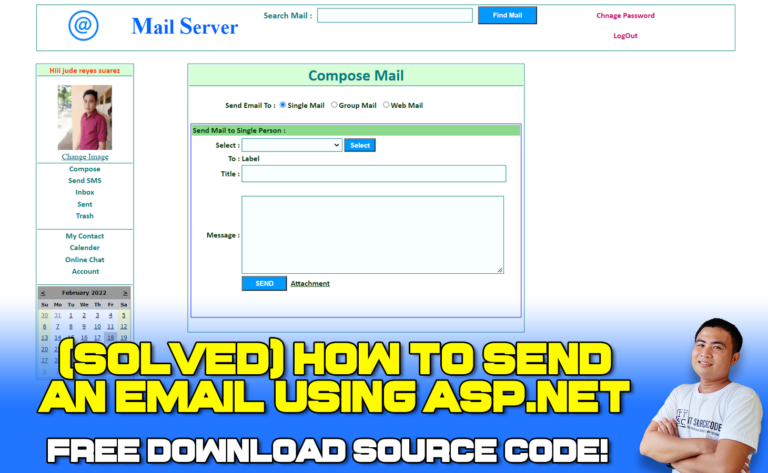 how to send email in asp net core c#