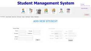 Student Management System Project in ASP.net with Source Code