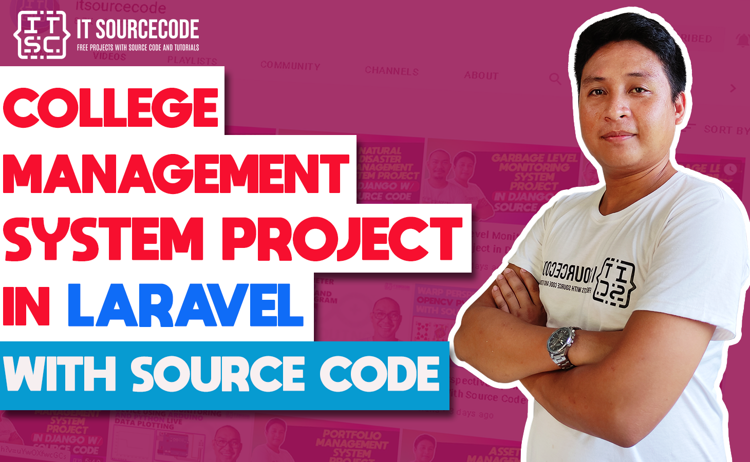 College Management System Project in Laravel with Source Code