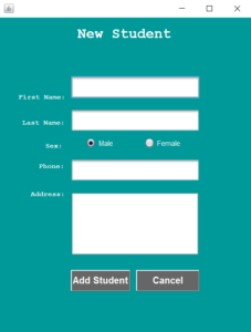 Course Management System Project in Java With Source Code