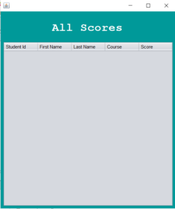 Course Management System Project in Java With Source Code
