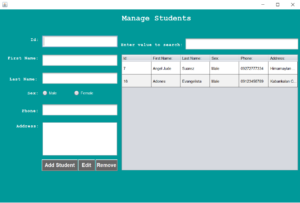Course Management System Project in Java With Source Code