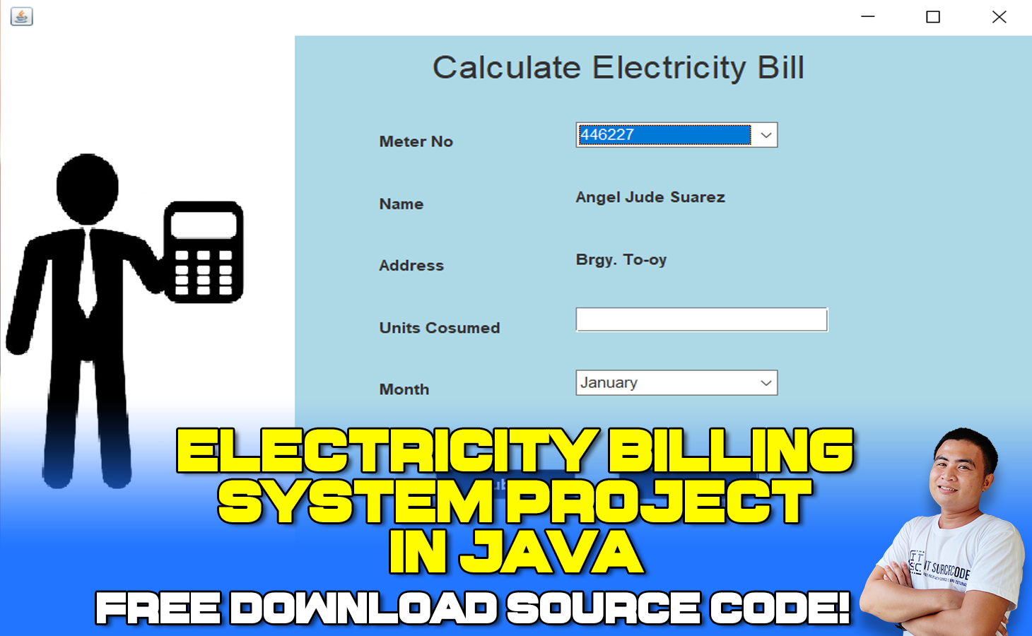 Electricity Billing System Project in Java With Source Code