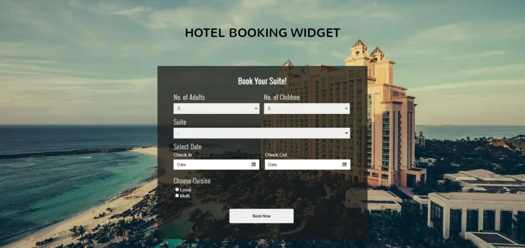 Hotel Management System Project in ASP.net Booking Details