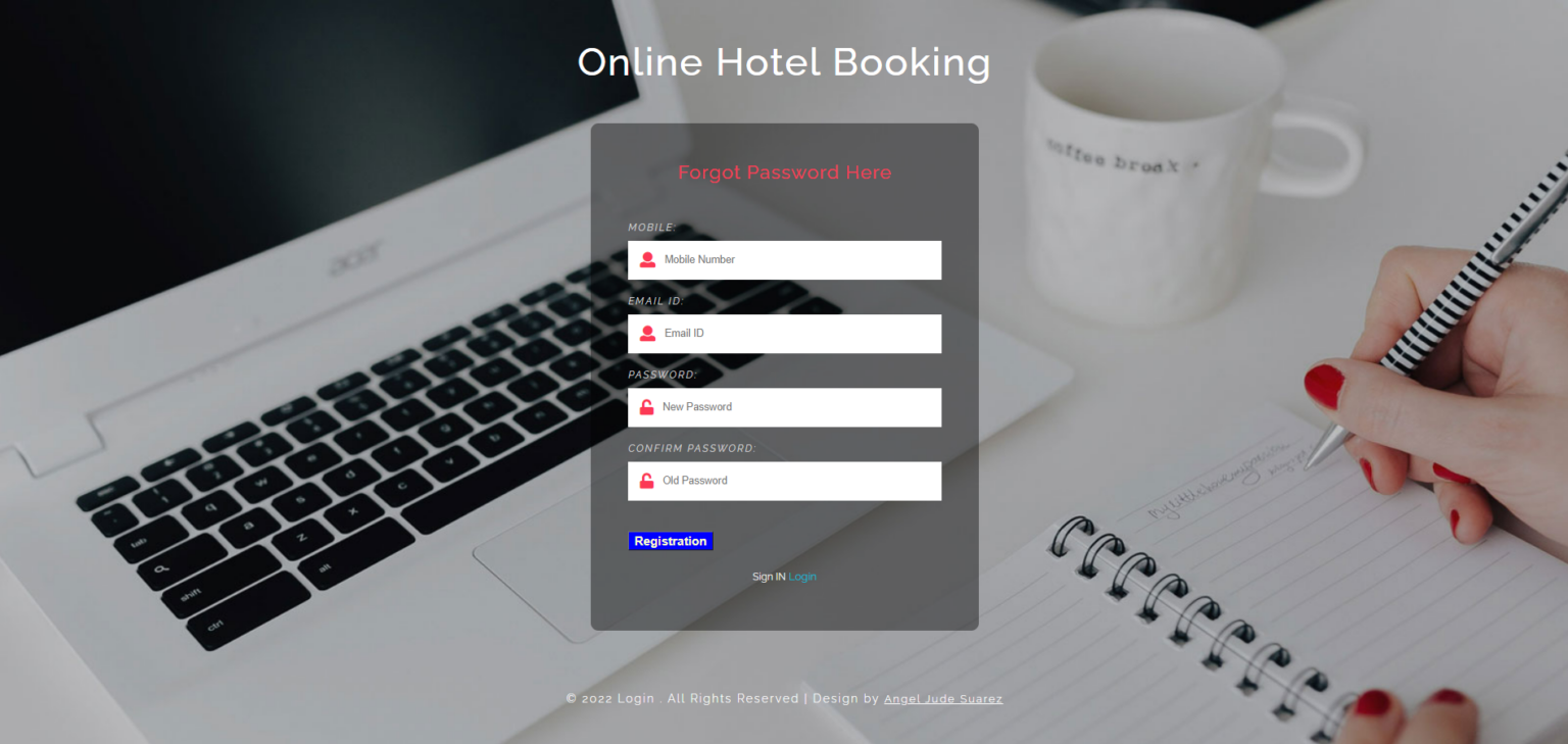 Online Hotel Management System Project in ASP.net Source Code
