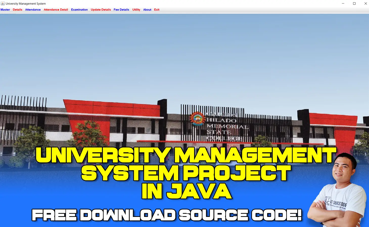 University Management System Project in Java With Source Code