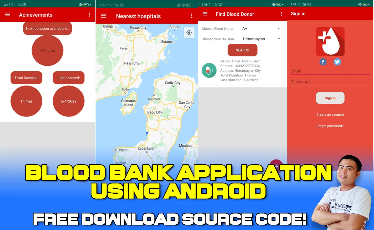 Blood Bank Android App With Source Code