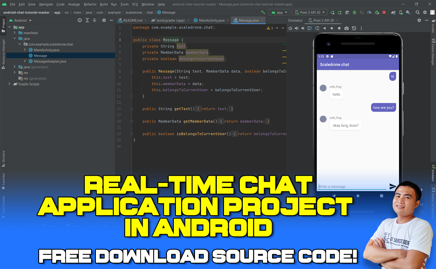 Chat App on Android with Source Code FREE DOWNLOAD