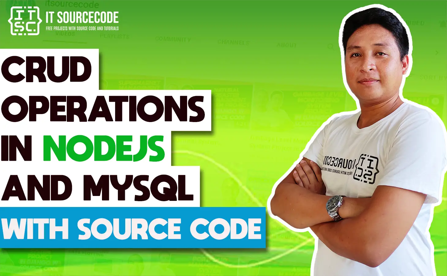 Crud Operation in Nodejs and MySQL with Source Code