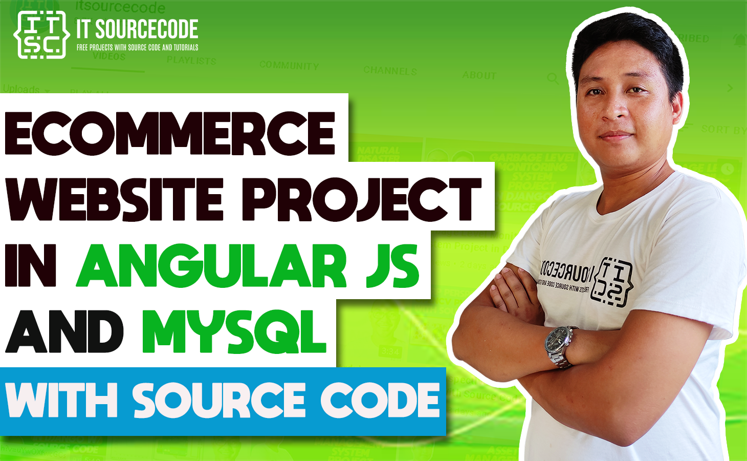 Ecommerce Website Project in Angular JS and MySQL with Source Code