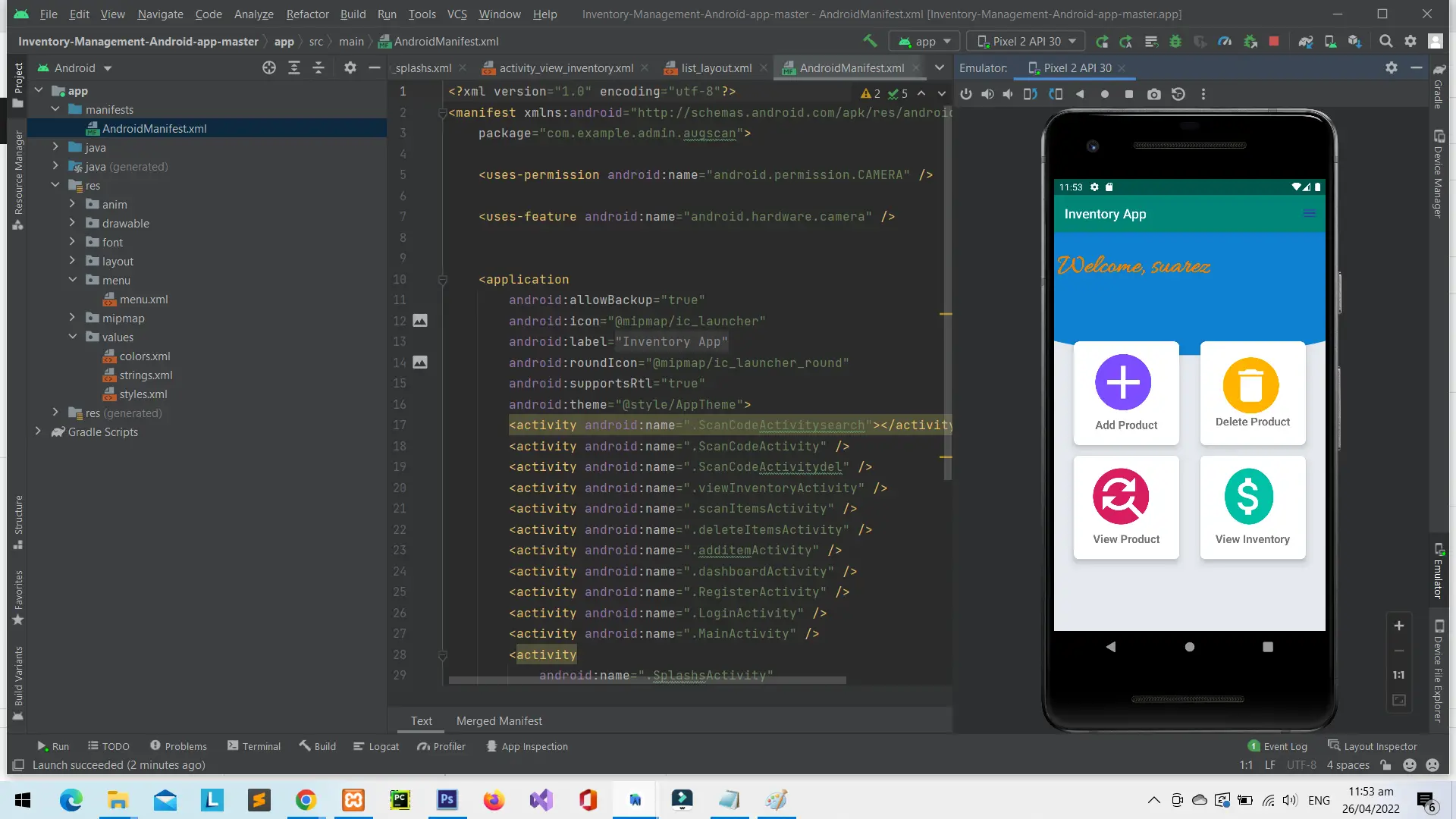 Inventory Management System in Android Studio with Source Code 2022