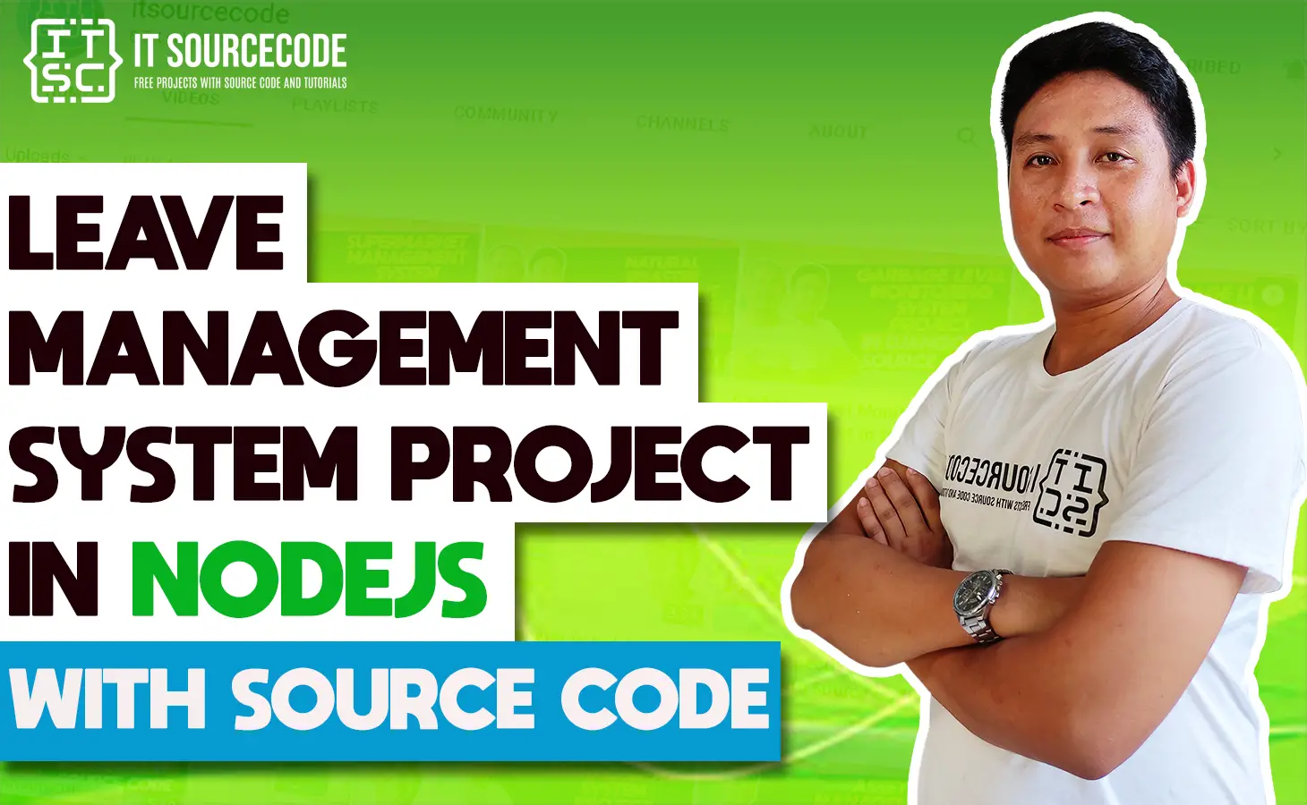 Leave Management System Project in Node JS with Source Code