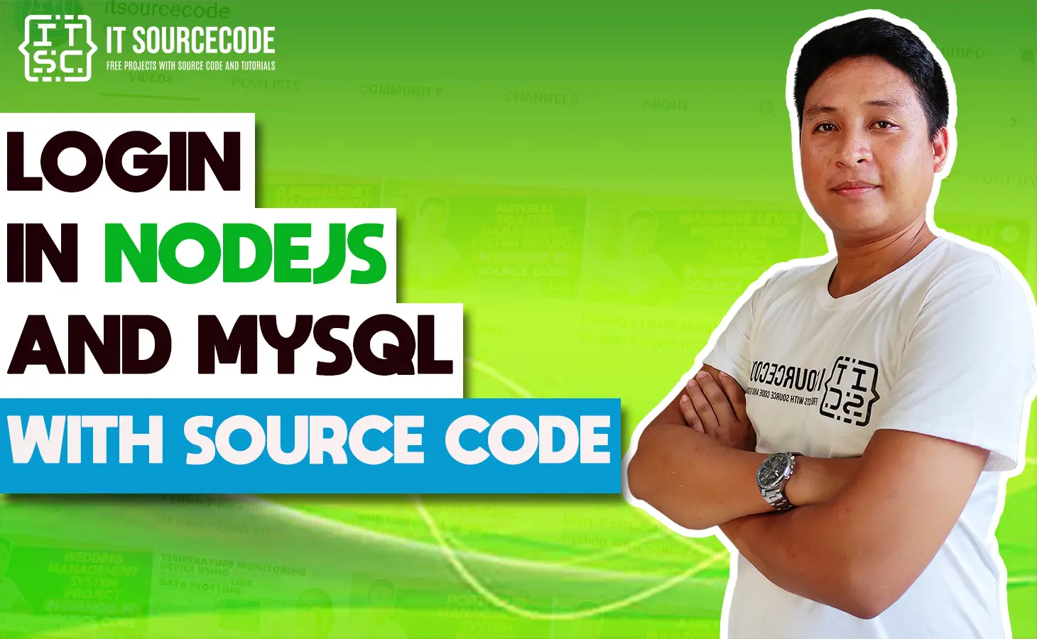 Login in NodeJS and MySQL with Source Code