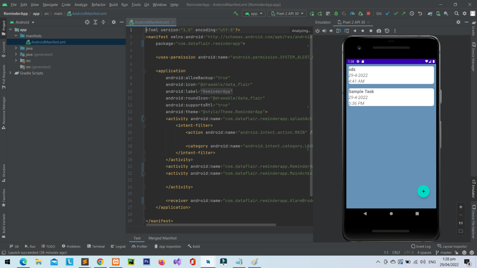 Reminder App in Android with Source Code - FREE DOWNLOAD