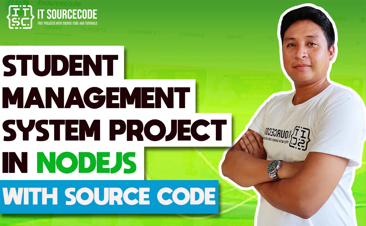 Student Management System Project in Node JS with Source Code