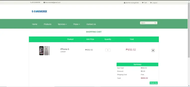Nodejs Ecommerce with Source Code