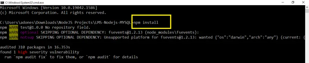 Library Management System Project in NodeJS with Source Code - 2022