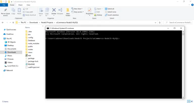 Nodejs Ecommerce with Source Code