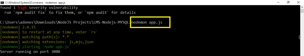 Library Management System Project in NodeJS with Source Code - 2022