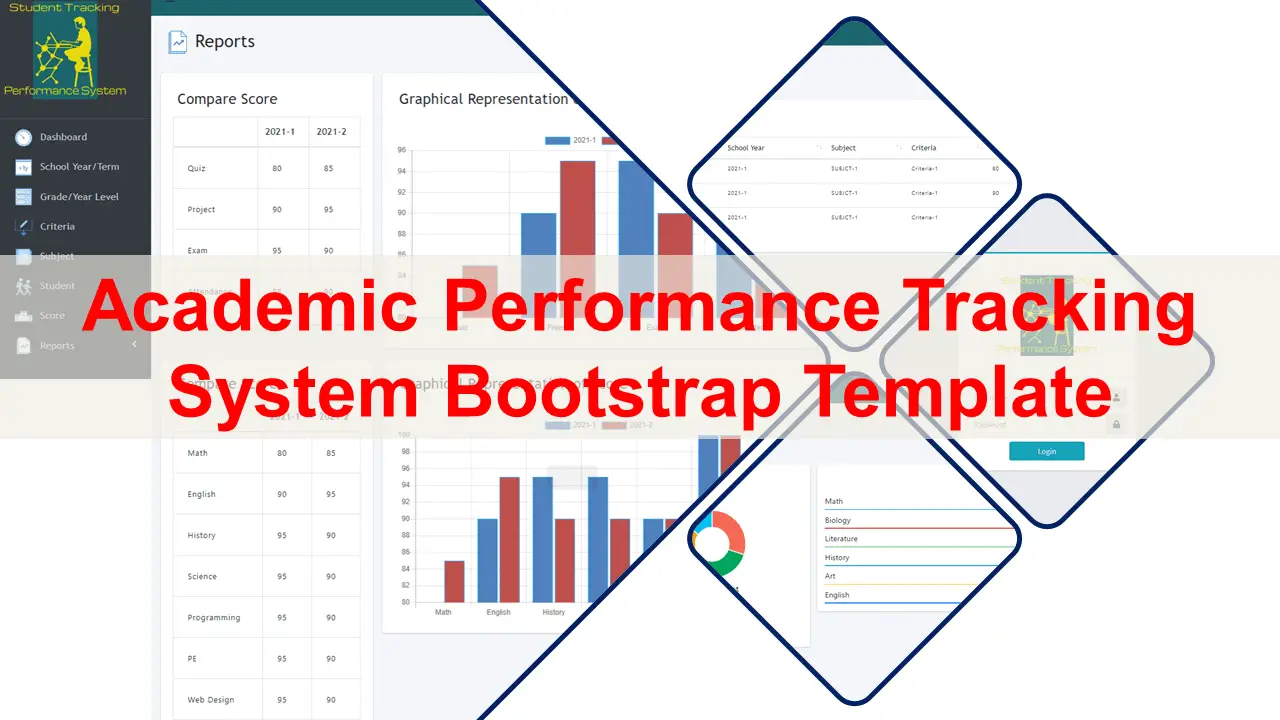 Academic Performance Tracking System Bootstrap Template