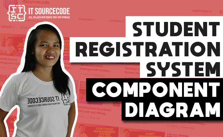 Component Diagram of Student Registration System
