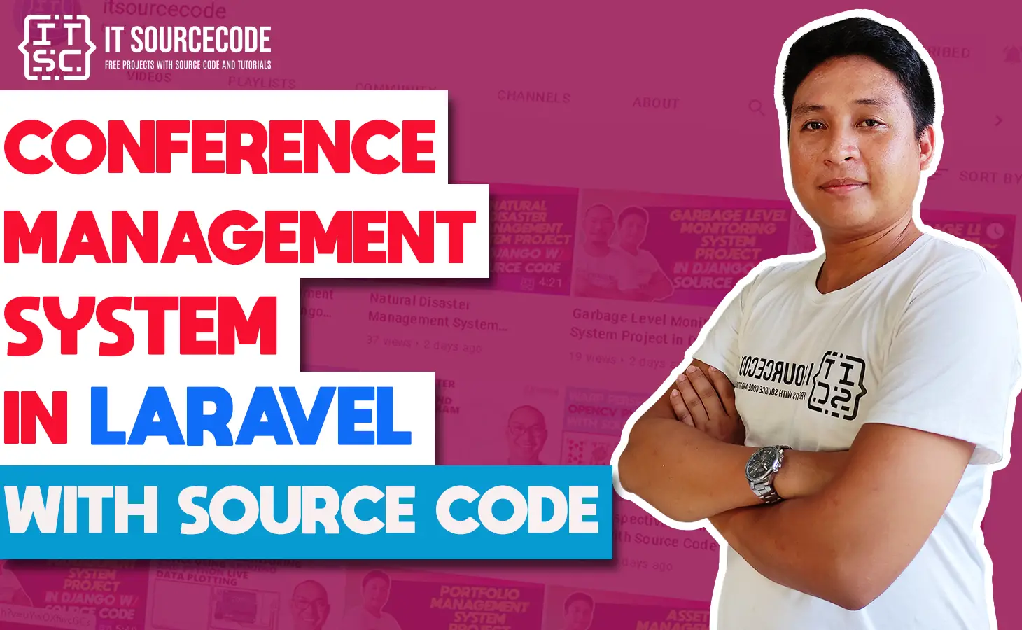Conference Management System Project in Laravel with Source Code