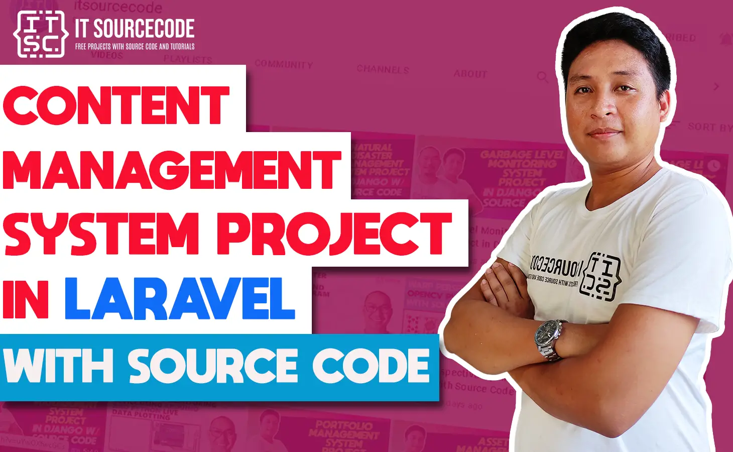 Content Management System Project in Laravel with Source Code