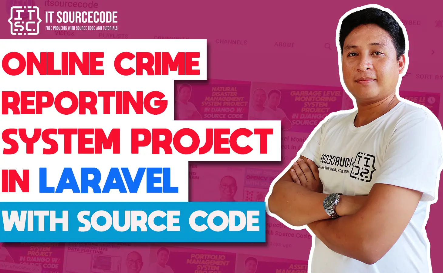 Online Crime Reporting System Project in Laravel with Source Code
