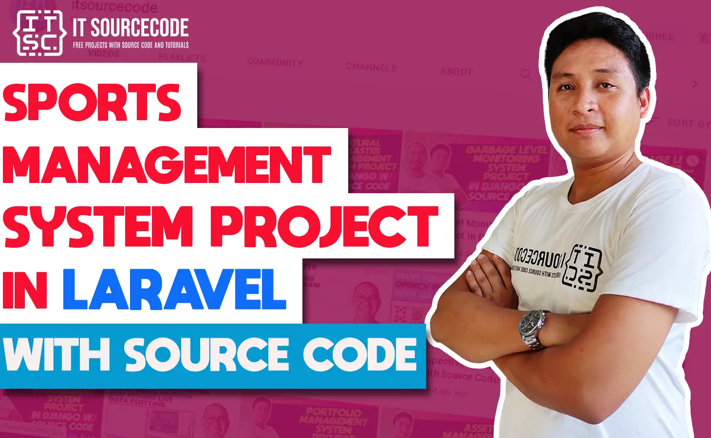 Sports Management System Project in Laravel with Source Code