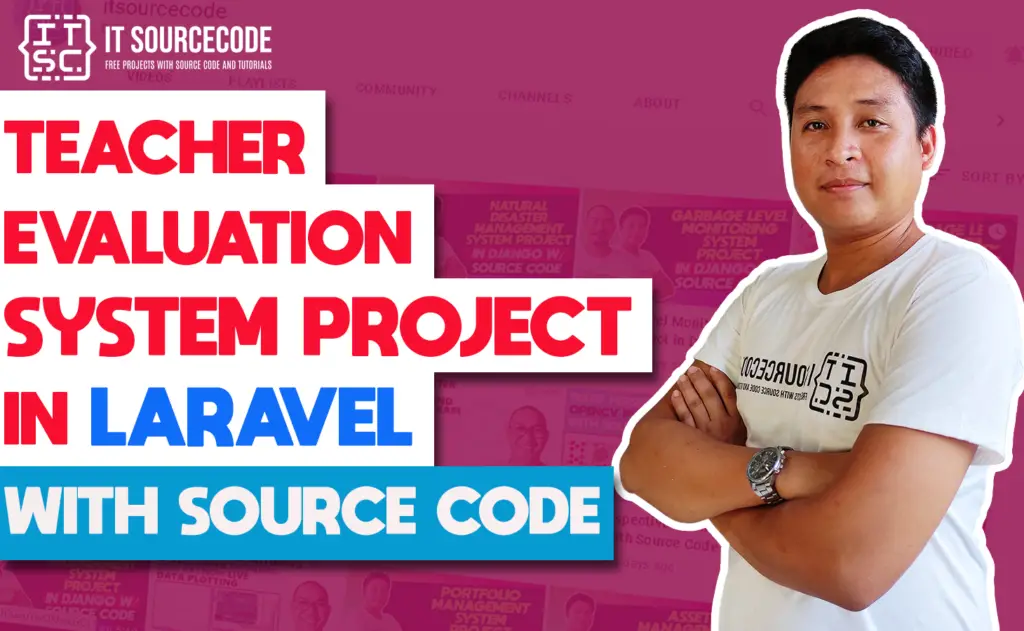 Teacher Evaluation System Project in Laravel with Source Cod