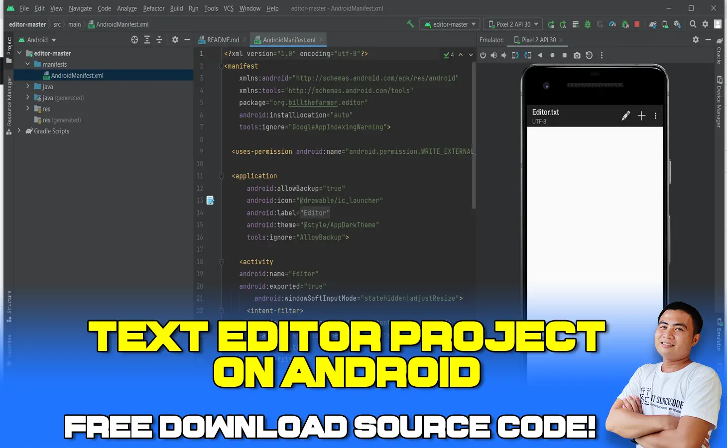 Text Editor On Android with Source Code